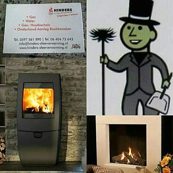 Ook voor loodgieterwerkzaamheden , onderhoud en installeren van kachels en kopen van nieuwe kachels moet U bij Hinders-sfeerverwarming zijn Blijham