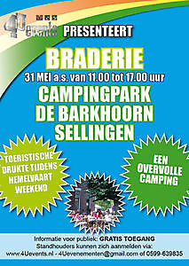 Braderie Op Campingpark De Barkhoorn in Sellingen Sellingen
