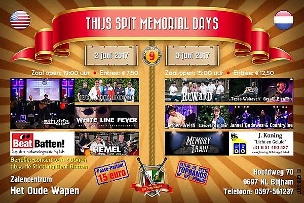 Thijs memorial days Blijham