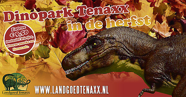 Oktoberactie Dinopark Landgoed Tenaxx Wedde