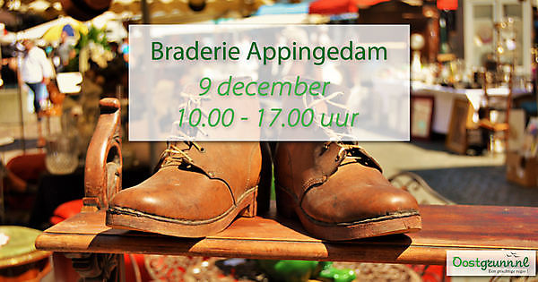 Braderie achter de kerk Appingedam