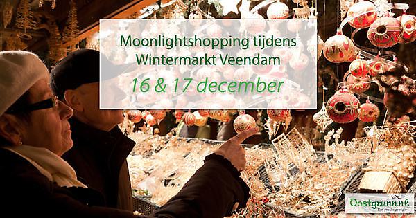 Wintermarkt in kerstsfeer (moonlightshopping) Veendam