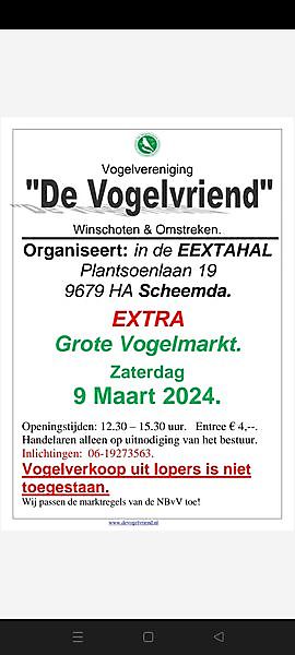 Vogelmarkt Scheemda