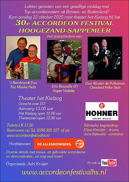 30 jaar Accordeon Festival Hoogezand-Sappemeer Hoogezand