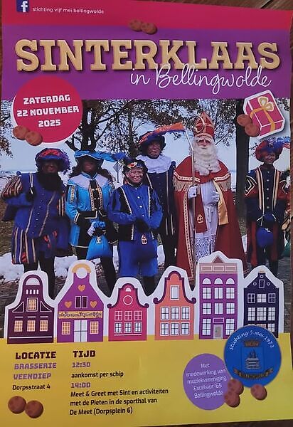 Sinterklaas in Bellingwolde Bellingwolde