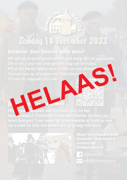 Dickens' Day 2022 gecanceld Beerta