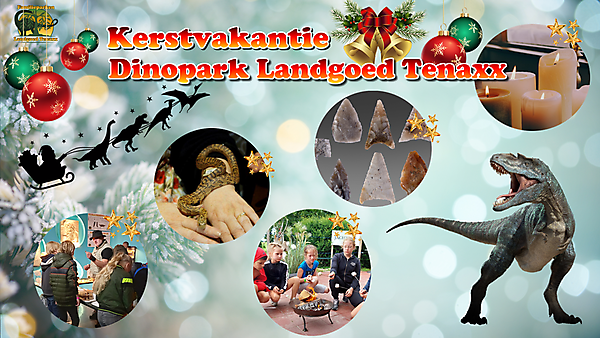 Kerstvakantie bij Dinopark Landgoed Tenaxx Wedde
