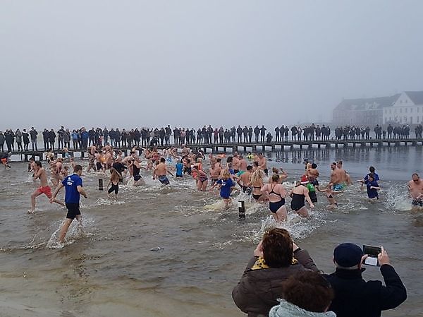 Nieuwjaarsduik GZVW Blauwestad