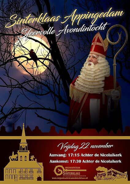 Avondintocht Sinterklaas in Appingedam Appingedam