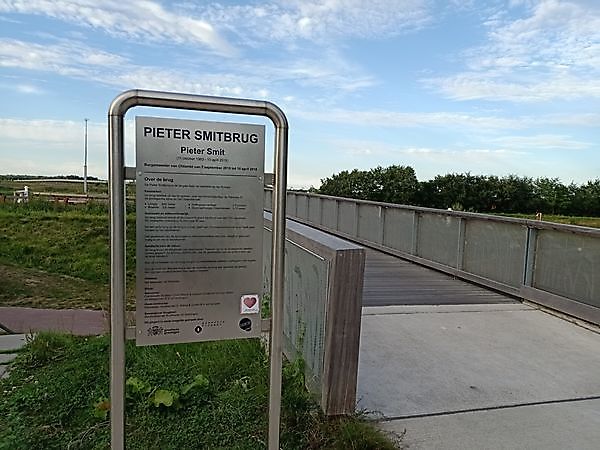 Foto Opgang Pieter Smitbrug vanuit Winschoten Winschoten