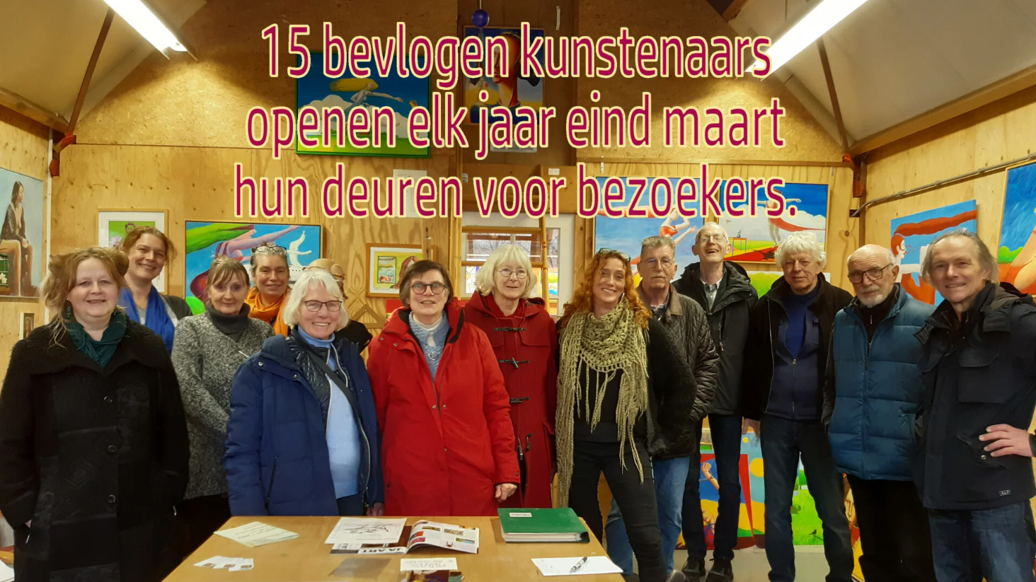 Bevlogen kunstenaars Tweekarspelen kunstroute Oost-Groningen