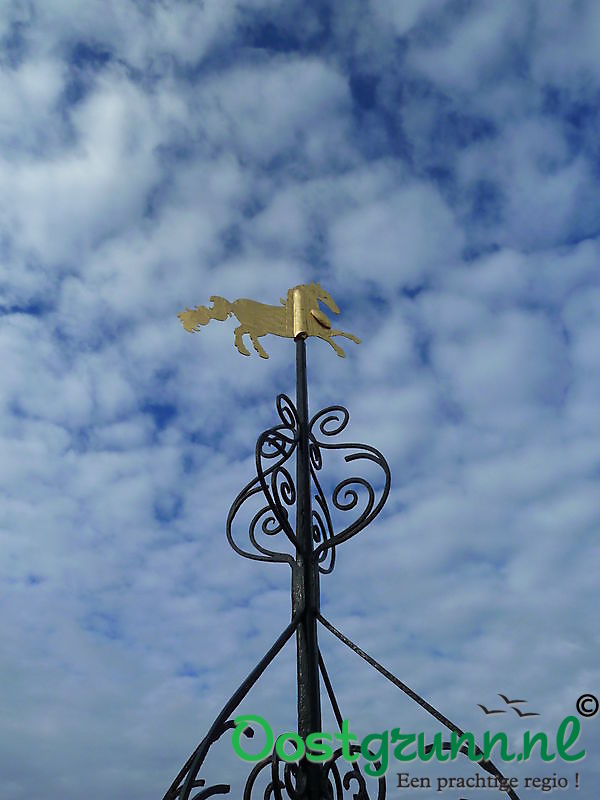 Het paard op de toren Bellingwolde