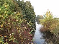 Kanaal naar de molen Wedderveer, Westerwolde