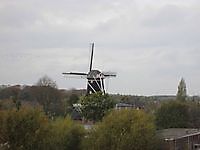 Uitzicht op molen Berg Winschoten, Oldambt