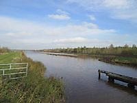 Westerwoldse Aa vanaf de brug Oudeschans, Oldambt