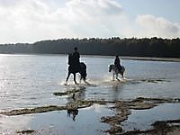 Paardrijden op het strand Midwolda, Oldambt