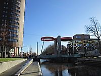 Nieuwe brug in het centrum Stadskanaal, Stadskanaal