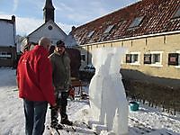Icecarving en bouwen met ijsblokken Bourtange, Westerwolde