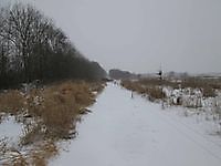 De Tjamme met sneeuw Finsterwolde, Oldambt