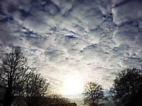 Mooie lucht met hoge bewolking Stadskanaal, Stadskanaal