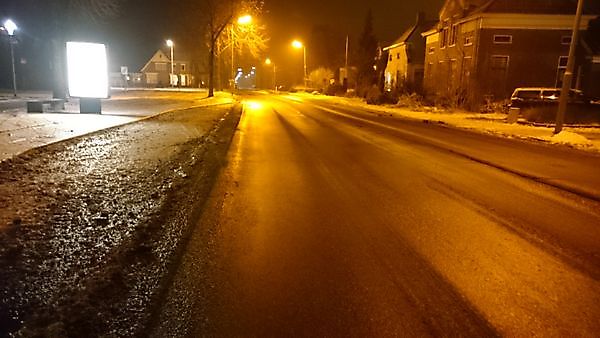 Nieuw ijzelgebied trekt over Groningen