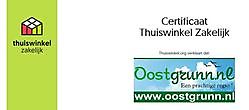 Oostgrunn heeft het Thuiswinkel Certificaat gekregen