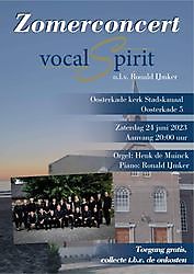 Gevarieerd Zomerconcert door VocalSpirit