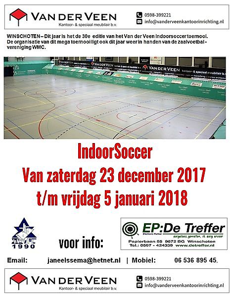 IndoorSoccer 2017 - 2018 Wedstrijden en Uitslagen Winschoten